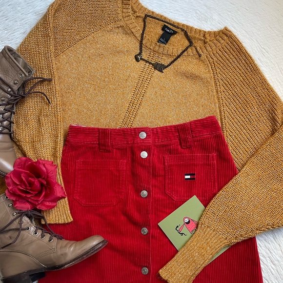 Rue 21 mustard yellow fall sweater - Picture 11 of 16